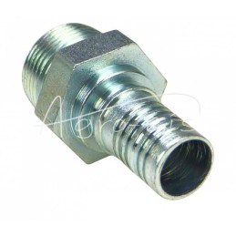 10 vnt - PTFE gofruoto teflono žarnos antgalis DN12, B tipo M22x1.5, sunkvežimių žarnos PZL-Hydral - 222