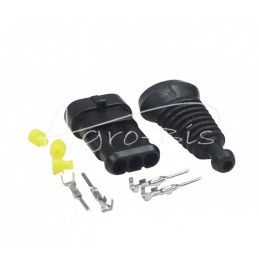 10 vnt - AMP superseal jungtis 3 dalių - Premium ELMOT hermetiškas lizdas - ZS3GPEL