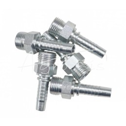 10 vnt - Hidraulinės jungties antgalis AORFS DN10 11/16 - 18 CATERPILLAR Premium HYDRAL - AORFSDN10G11/16H