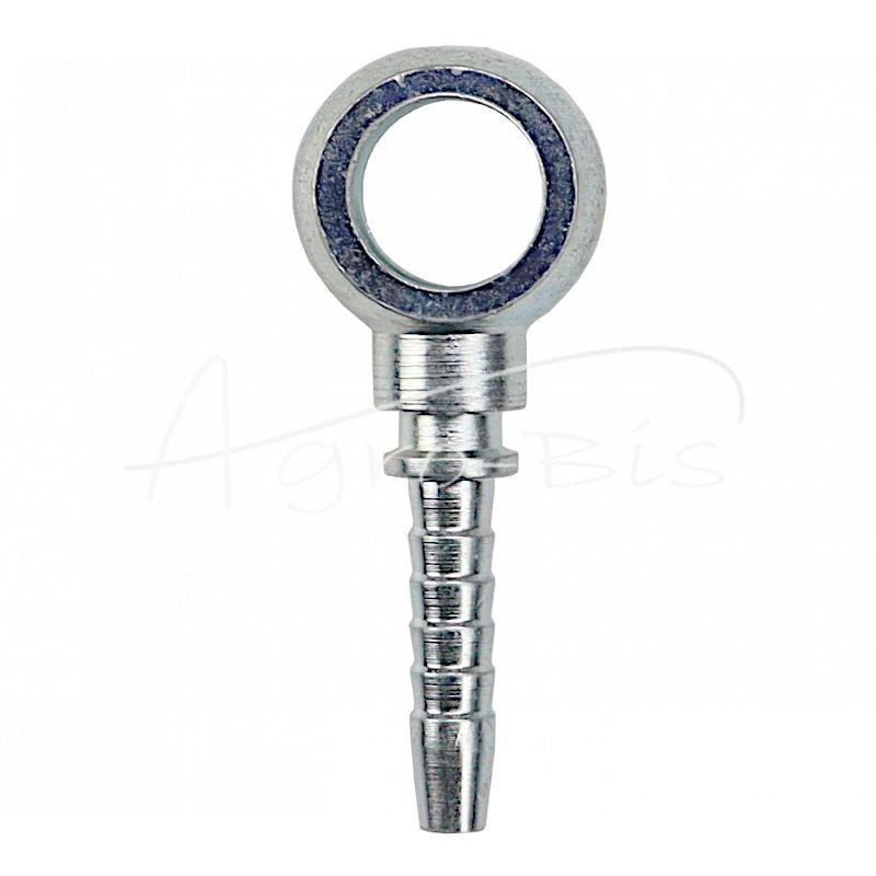 10 vnt - Hidraulinė jungtis - kilpelės antgalis RNM DN06 D14 6081.0806 - RNMDN06D14