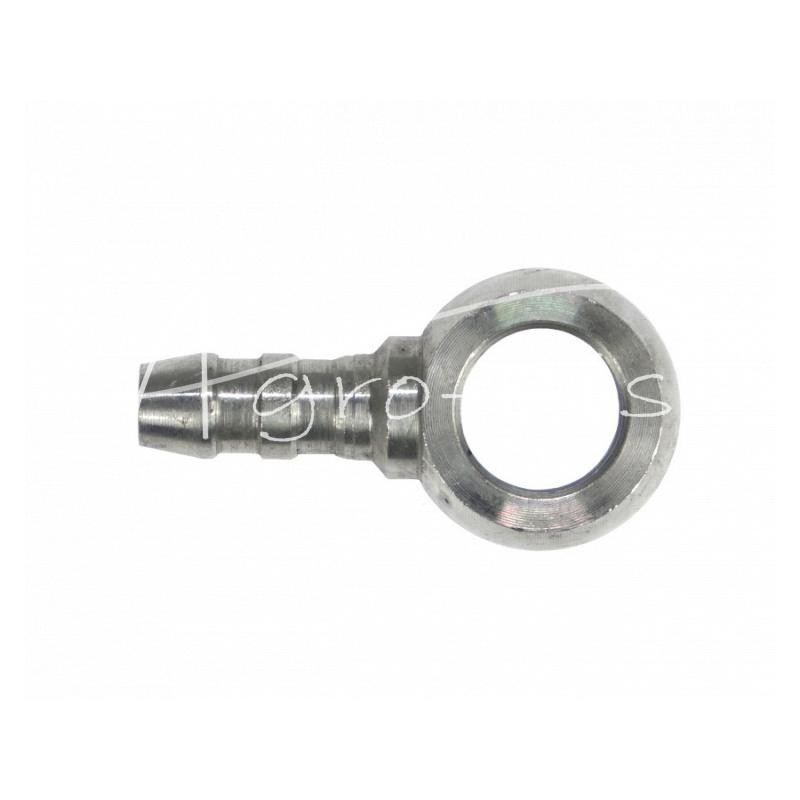 10 vnt - Žiedinis antgalis FI-10 mm kuro linijos FI-6 mm poliruotas 5000431 - 10