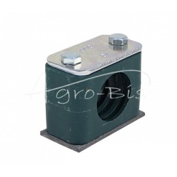 10 vnt - Vienas polipropileno laikiklis vamzdžiams ir kabeliams FI-30mm, komplektuojamas su šešiakampiais varžtais - RAP1X30MM