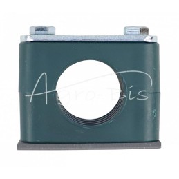 10 vnt - Vienas polipropileno laikiklis vamzdžiams ir kabeliams FI-28mm, komplektuojamas su šešiakampiais varžtais - RAP1X28MM