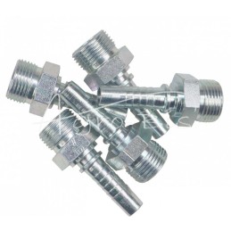 10 vnt - Hidraulinė jungtis CES DN10 12S M20x1.5 sunki Premium HYDRAL - CESDN10M20x1.5H