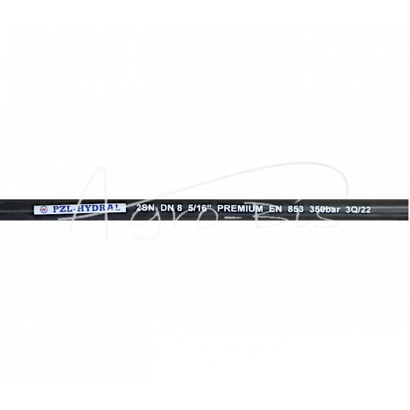 10 vnt - Hidraulinė žarna užspaudžiamai DN08, 2 pynimų, 350 barų , HYDRAL, - 08SN2W100H