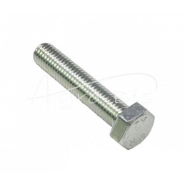 20 vnt - Šešiakampė galvutė, pilnas sriegis, M12x60, 8.8 klasė, DIN933, baltai cinkuotas - M12x60