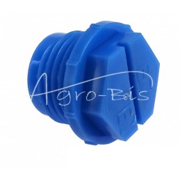 20 vnt - Plastikinis dangtelis su 3/4`` išoriniu sriegiu, mėlynas , - KOR-3/4GN-N