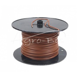 20 vnt - Elektros kabelis LgY-S instaliacijos kabelis 1,00 mm rudas Premium ELMOT - PE1ZBRPEL