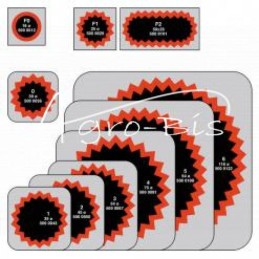 20 vnt - Universalus lopas kameroms 50 x 25 mm, nr. F-2 Tip Top - 500-0191