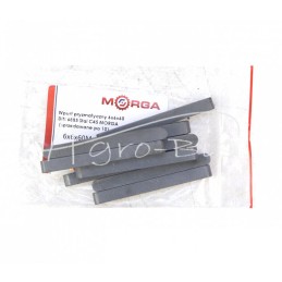 20 vnt - Prizminis raktas 6x6x60 DIN 6885 plienas C45 MORGA - 6x6x60M