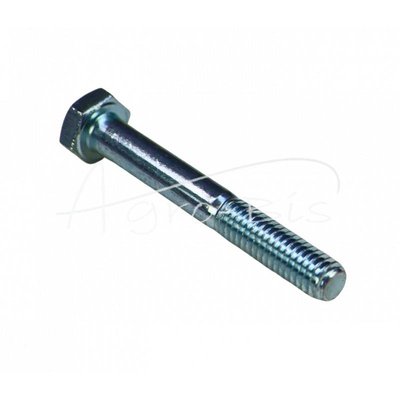 20 vnt - Šešiakampė galvutė, dalinis sriegis M6x45, 8.8 klasė, DIN931, baltai cinkuotas - M6*45