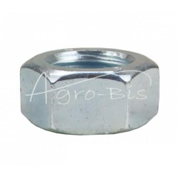 20 vnt - Šešiakampė veržlė M24x3, 8.8 klasė, DIN934, baltai cinkuota - M24X3