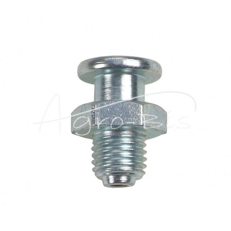 20 vnt - Tepimo antgalis su plokščia galvute FI-12 sriegiu M8x1 DIN 3404, parduodamas 10 vnt. pakuotėje PZL HYDRAL - 340408H