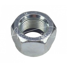 20 vnt - Savisriegė veržlė M18x1.5 su poliamido įdėklu, 8 klasė, DIN985, baltai cinkuota - M18x1.5/S