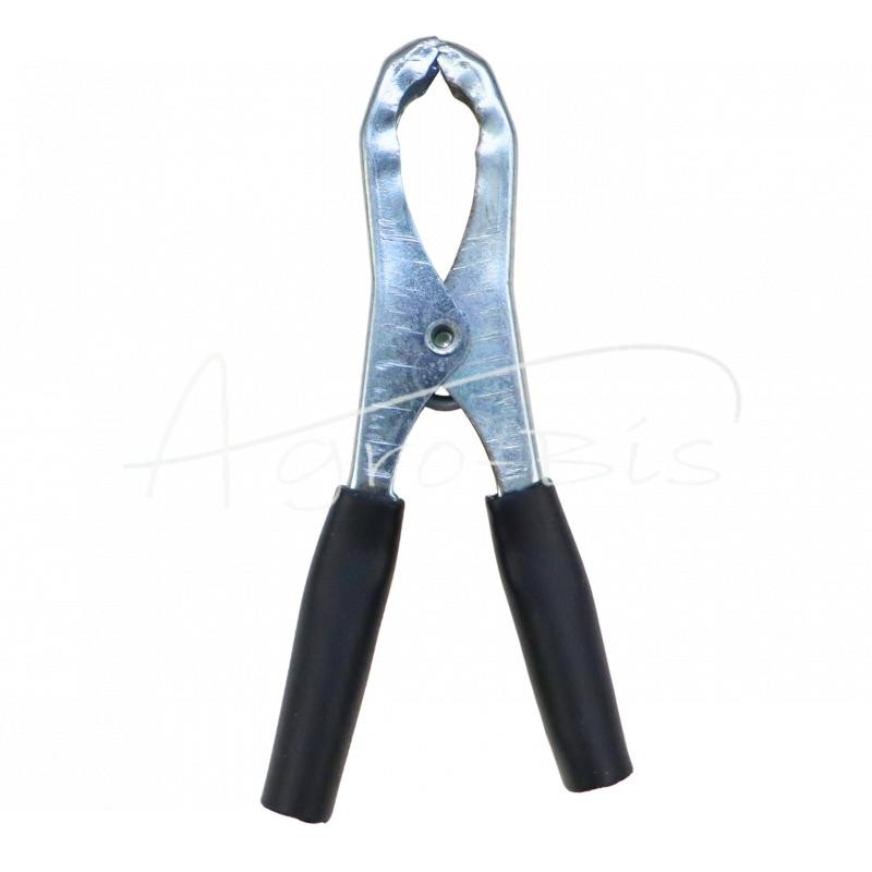 20 vnt - Lygintuvo spaustukas mažas juodas L-90mm 100A - ZAC01219/CZ