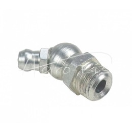 20 vnt - Kampinis tepalo nipelis 45 M10, cinkuotas plienas, DIN 71412 PZL HYDRAL, - 7141201045H