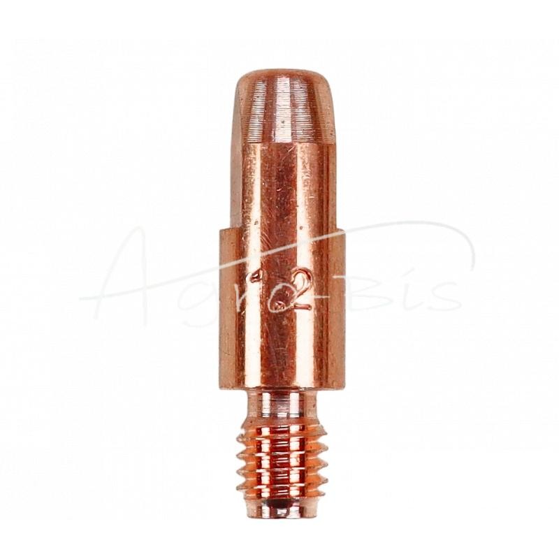 20 vnt - MIG / Mag suvirinimo degiklių kontaktinis antgalis 24 FI-1.2mm - KP1,2MM