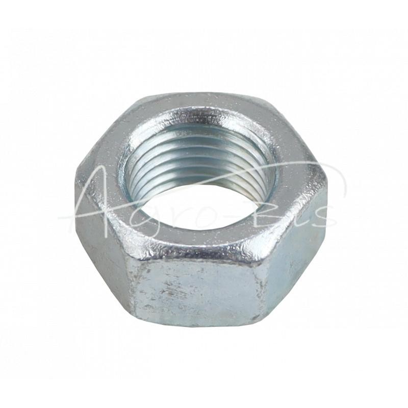 20 vnt - Šešiakampė veržlė M20x2 smulkaus žingsnio, 8.8 klasė, DIN934, baltai cinkuota - M20x2