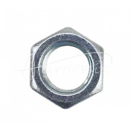 20 vnt - Šešiakampė veržlė M20x2 smulkaus žingsnio, 8.8 klasė, DIN934, baltai cinkuota - M20x2