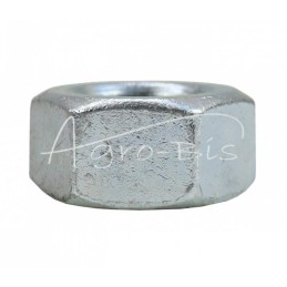 20 vnt - Šešiakampė veržlė M20x2 smulkaus žingsnio, 8.8 klasė, DIN934, baltai cinkuota - M20x2