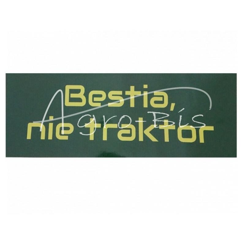 20 vnt - Lipdukas „Žvėris, o ne traktorius“ salone - NB