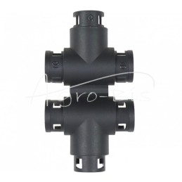 20 vnt - ELMOT T formos jungtis gofruotiems vamzdžiams 10x10x10 , - TK10-10EL