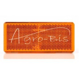 20 vnt - Atšvaitas oranžinis stačiakampis šonas UP96x42 klijuojamas 846 - 850