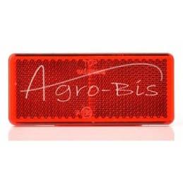 20 vnt - Atšvaitas raudonas stačiakampis galinis UP96x42 klijuojamas 846 - 848