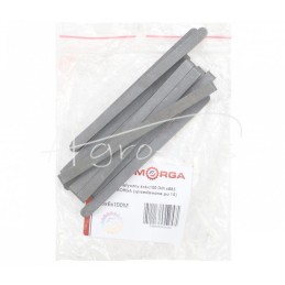 20 vnt - Prizminis raktas 6x6x100 DIN 6885 plienas C45 MORGA - 6x6x100M