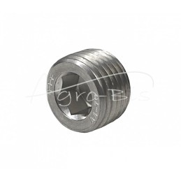 20 vnt - Srieginė kištukas su šešiakampiu lizdu - Allen raktas, su kūginiu sriegiu M16x1.5 DIN906, cinkuotas - DIN906-NI-M16X1,5