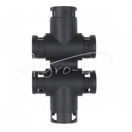 20 vnt - ELMOT T formos jungtis gofruotiems vamzdžiams 10x13x10 , - TK10-13EL