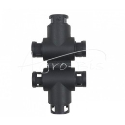 20 vnt - T formos jungtis gofruotiems vamzdžiams 7,5x10x7,5 ELMOTKaitma už 1 vnt. - TK7.5-10EL