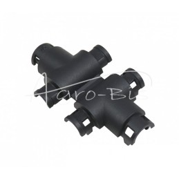 20 vnt - T formos jungtis gofruotiems vamzdžiams 7,5x10x7,5 ELMOTKaitma už 1 vnt. - TK7.5-10EL