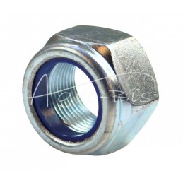 20 vnt - Savisriegė veržlė M22x1.5 su poliamido įdėklu, 8 klasė, DIN985, baltai cinkuota - M22x1.5/S