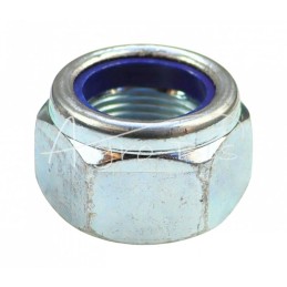 20 vnt - Savisriegė veržlė M22x1.5 su poliamido įdėklu, 8 klasė, DIN985, baltai cinkuota - M22x1.5/S