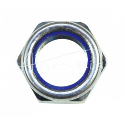 20 vnt - Savisriegė veržlė M22x1.5 su poliamido įdėklu, 8 klasė, DIN985, baltai cinkuota - M22x1.5/S