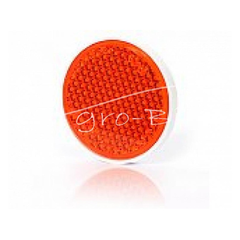 20 vnt - Oranžinis reflektorius FI-75mm 27 varžtų tvirtinimui - A0159