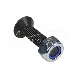 20 vnt - Šešiakampis varžtas, kūginė galvutė, padavimo peilis su veržle M10x40 DIN7991 10.9 klasė MORGA , - M10*40M