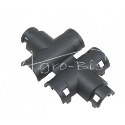 20 vnt - T formos jungtis gofruotiems vamzdžiams 13x10x13 ELMOT - TK13-10EL