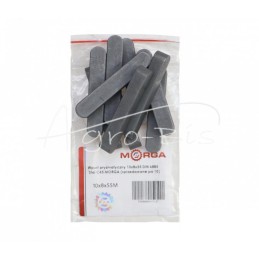 20 vnt - Prizminis raktas 10x8x55 DIN 6885 plienas C45 MORGA - 10x8x55M