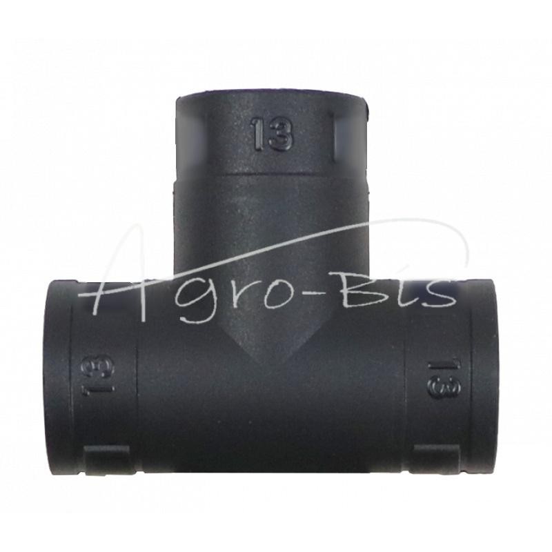 20 vnt - ELMOT T formos jungtis gofruotiems vamzdžiams 13x13x13 , - TK13-13EL
