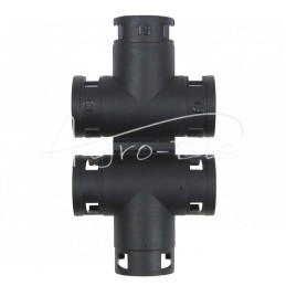 20 vnt - ELMOT T formos jungtis gofruotiems vamzdžiams 13x13x13 , - TK13-13EL