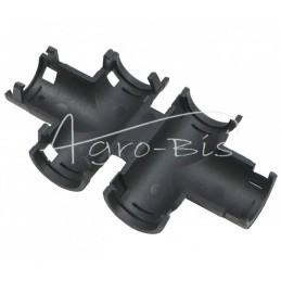 20 vnt - ELMOT T formos jungtis gofruotiems vamzdžiams 13x13x13 , - TK13-13EL