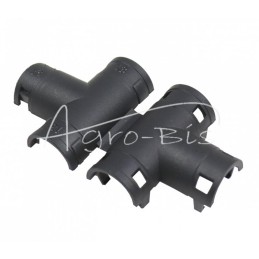20 vnt - ELMOT T formos jungtis gofruotiems vamzdžiams 13x13x13 , - TK13-13EL