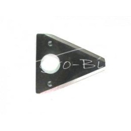 20 vnt - Lygus peilis D18 76x90x3 FI-6.4 4105002210 savaeigis pašarų kombainas Fortschritt Gerpol - D18