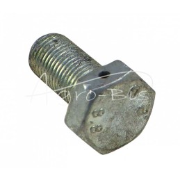 20 vnt - Šešiakampė galvutė, pilnas sriegis, M12x1,25x25, 8.8 klasė, DIN961, baltai cinkuotas - M12*1,25*25