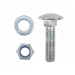 20 vnt - „Orkan“ žalias pašarų pjovimo peilio varžtas M12x50, pilnas komplektas varžtas + poveržlė + veržlė 530202009/1, supaku