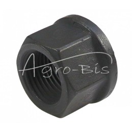 20 vnt - Šešiakampė veržlė M18x1.5, labai smulkaus žingsnio, 10.9 klasės, juoda, su apykakle 50736360 - 5423031/2K