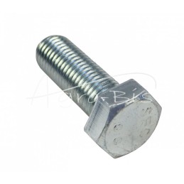 20 vnt - Šešiakampė galvutė, pilnas sriegis, M16x45, 8.8 klasė, DIN933, baltai cinkuotas - HAN01006