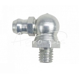 20 vnt - Kampinis tepalo nipelis 90 M6, cinkuotas plienas, DIN 71412, PZL HYDRAL - 714120690HS